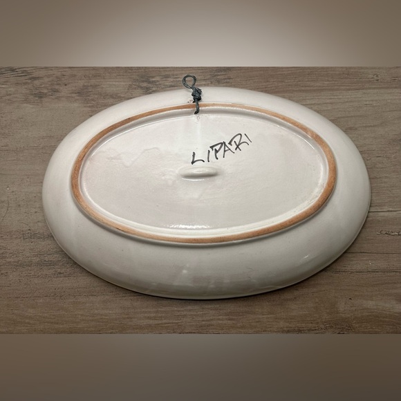 Handcrafted Sun‎ and Lemon Ceramic Wall Plate - Picture 3 of 6